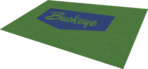 Green Buckeye Mat