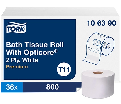 Tork Bath Tissue Roll with Opticore Box